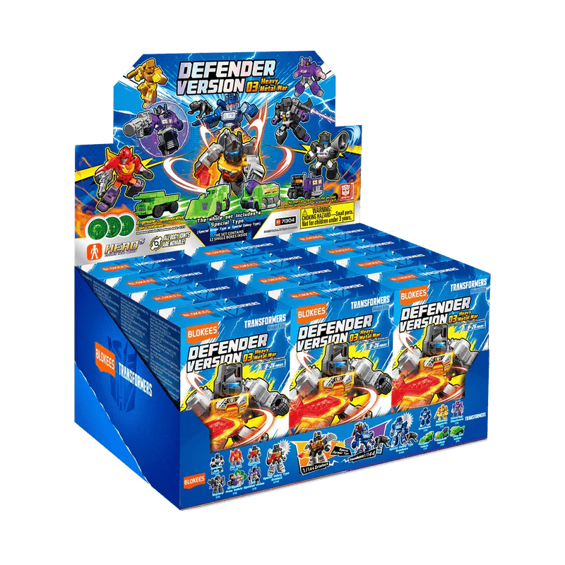 Transformers Defender Version 03 Heavy Metal War Blokees Figures (Box of 12)