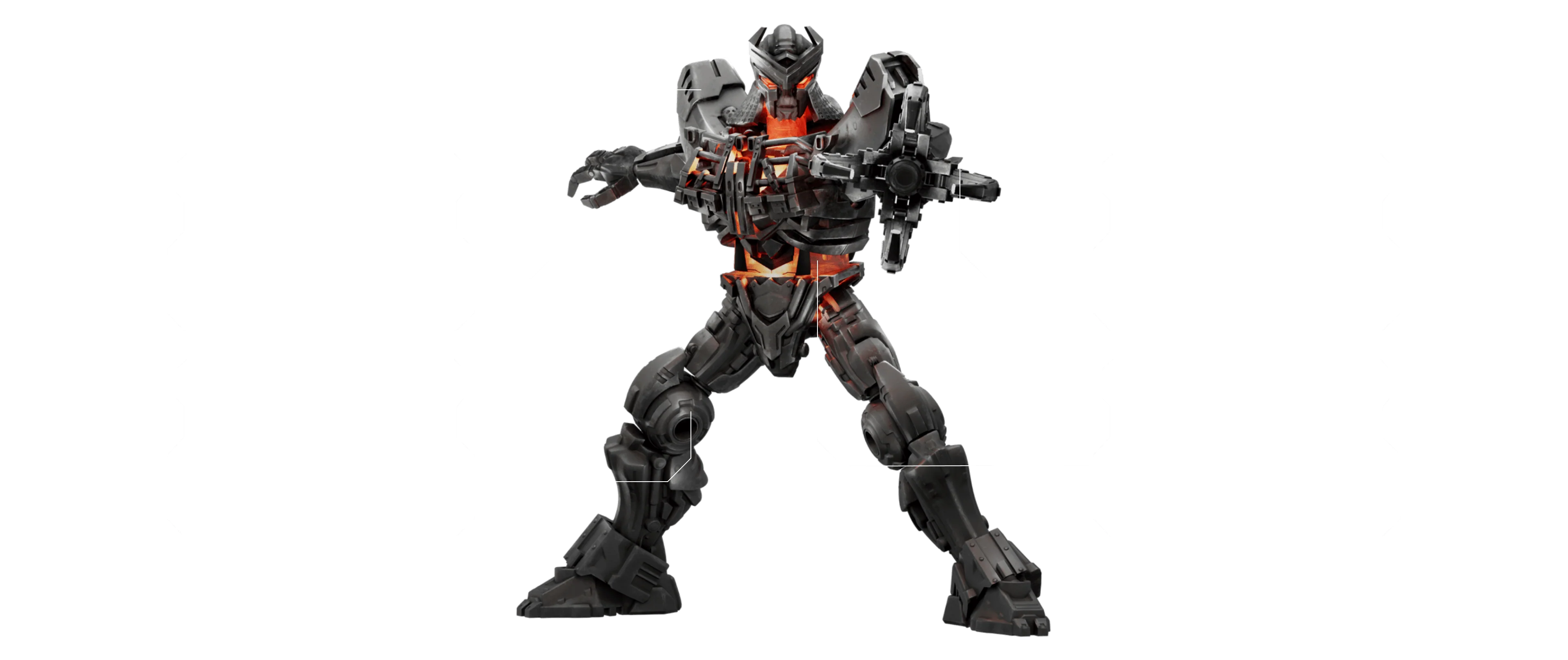 Transformers Scourge Classic Class (CC) 03 Model Kit - Luminous Eyes & Chest - Image 2