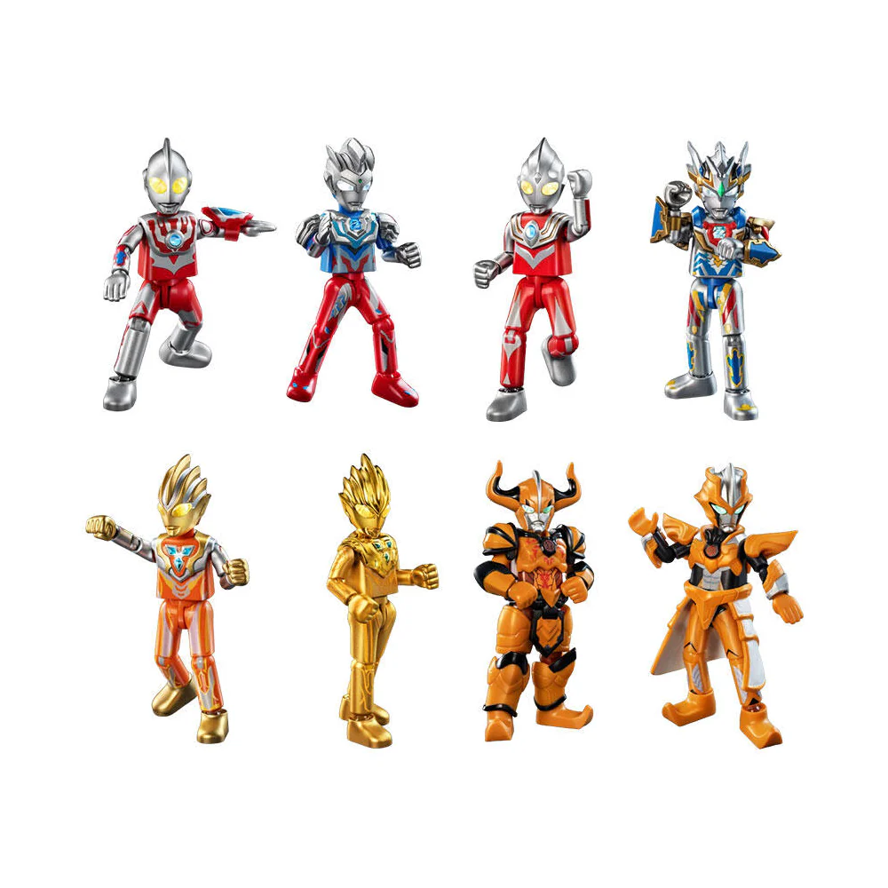 ULTRAMAN Blokees Figures - Luminous Eyes & Chest Shining Version(SV) 07 - Super Deciding Fight (Box Of 9) - Image 2