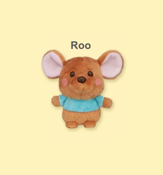 Winnie The Pooh So So Cute Mascots - Winnie The Pooh, Piglet and Roo (2 Inches) - Image 4